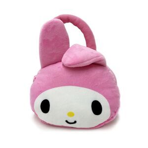 New Hello Kitty Purse My Melody Handbag Plush Bag Soft Girls Sanrio Small 9"